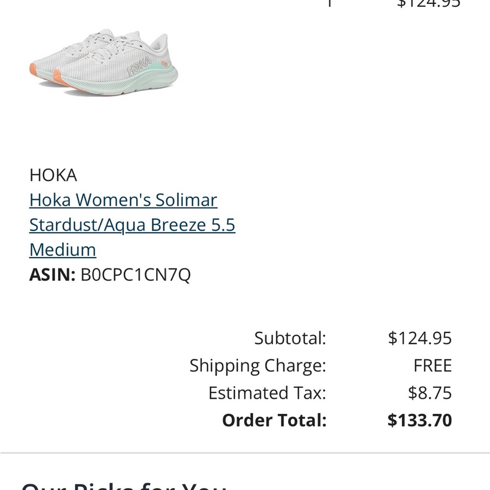 Hoka Women's Solimar Shoes - White and Aqua